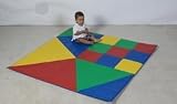 Children's Factory Shape 'N Color Mat and Matching Blocks