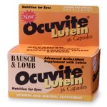 Bausch & Lomb Ocuvite Lutein Vitamin & Mineral Supplement for Eyes, 36-Count Capsules (Pack of 2)