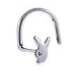 Playboy Bunny Rabbit Head Logo GEM Nose Ring