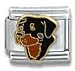 Clearly Charming Rottweiler Dog Breed Canine Collection Italian Charm 18k Gold by Casa D'Oro