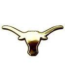 Texas Longhorns METAL Auto Emblem - GOLD