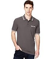 Autograph Tipped Piqué Polo Shirt with Modal