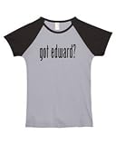 GOT EDWARD on Ladies Fitted Cap Sleeve Baseball T-Shirt (in 6 colors)