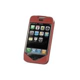 Apple iPhone (1G) Leather Sleeve Type Case (Red)