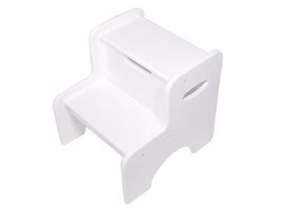 Childrens Toyshop  Toys : KidKraft Two Step Stool - White