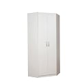 Wohnprofi Eckschrank in Wei� und Buche (wei�)