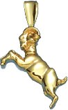Aries, 14K Gold Charm