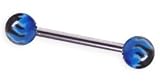 Blue Flame Tongue Barbell