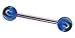 Blue Flame Tongue Barbell