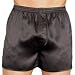 Intimo Men's Classic Silk Boxers, Black, Large