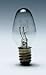 7 watt 130 volt C7 Candelabra Screw (E12) Base Incandescent Eiko Light Bulb