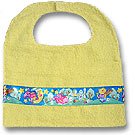 Yellow Cuddle Bug Bib - Fully Reversible Bib for Babies & Toddlers