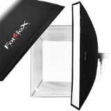Fotodiox Pro Strip Softbox 12x80" with Eggcrate Grid and Speedring for Profoto Compact Lights Series D1 250 W/S and more