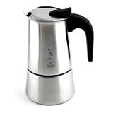 European Gift 128-10-Stainless Steel Espresso, Stove Top 10-Cup