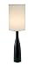 Adesso Noir Table Lamp, Black