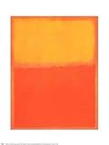 Orange and Yellow Abstract Art Poster Print by Mark Rothko, 24x32