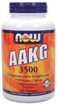 AAKG 3500 by NOW Foods - Mental Fitness (3500 mg - 180 Tablets)