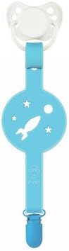 Paciplay Teethable Pacifier Holder Color: Blue