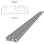 32" MITER MINI T-TRACK/STANDARD MITER T-TRACK COMBO by Peachtree Woodworking - PW1028