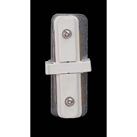 Track Lights White Metal, I Connector for Track Lighting by The Renovators Supply