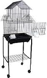 Brand New Bird Cage 18x14x53 w/ Stand - 5844BLK/S