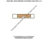 BMW 3 Series E36 Glovebox Dash Trim Kit 92-99 - 3 pieces - Solid White
