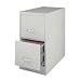 LLR60653 - 2-Drawer Vertical File, w/ Lock, 15x25x28-3/8, Black
