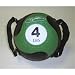 Fitball MedBall with Strap - 4 lb Green -7.75