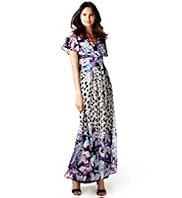 Per Una Floral & Animal Print Maxi Dress
