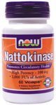 NOW NATTOKINASE 100 MG -Vegetarian Capsules