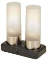 VEC1380S Silver Rechargeable Candle Lites - Cordless Rechargeable Table Lamp