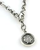 ExEx Small Coin Charm Necklace