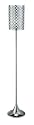 Adesso Bling Floor Lamp, Chrome