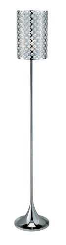 Adesso Glitz Floor Lamp, Chrome On Sale