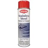 STAINLESS STEEL POLISH & CLEANER -- 15 OZ. AERO.