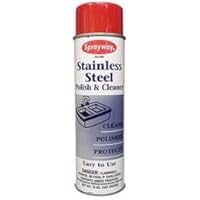 STAINLESS STEEL POLISH and CLEANER -- 15 OZ. AERO.