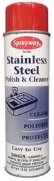 STAINLESS STEEL POLISH & CLEANER -- 15 OZ. AERO.