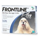 Frontline Plus For Dogs 23-44 Pounds (3 Applicators)