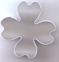 Dogwood Blossom Metal Cookie Cutter