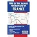 Map of the Inland Waterways of France