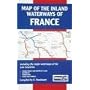 Map of the Inland Waterways of France