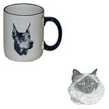 Birman Cat Country Mug, Porcelain by Rosalinde (12 oz.)