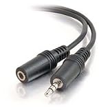 Cables To Go 40409 3.5 mm Male/Female Stereo Audio Extension Cable, Black (25 Feet/7.62 Meters )