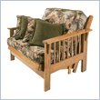 August Lotz Arlington Hardwood Futon Chair Frame in Medium Finish
