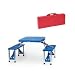 New Picnic Table #811-00 Compact Fold-out Table with Bench Seats for Four Durable Exc...