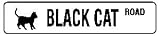 BLACK CAT ROAD pet street sign