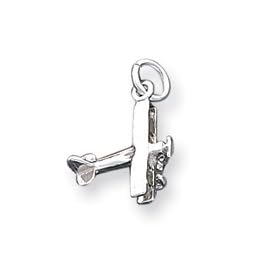 Sterling Silver Airplane Charm