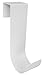 MIDE Products 1310W-2 Aluminum Pool Accessory Hooks Pair, 10-Inch Long, White
