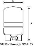 Amtrol ST-60V THERM-X-TROL Expansion Tank, 25.0 Gallon (147N130)