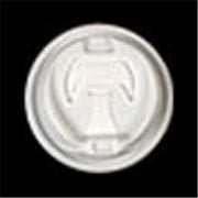 Dart 16RCL White Optima Reclosable Lid for Foam Cups and Containers (Case of 1,000)